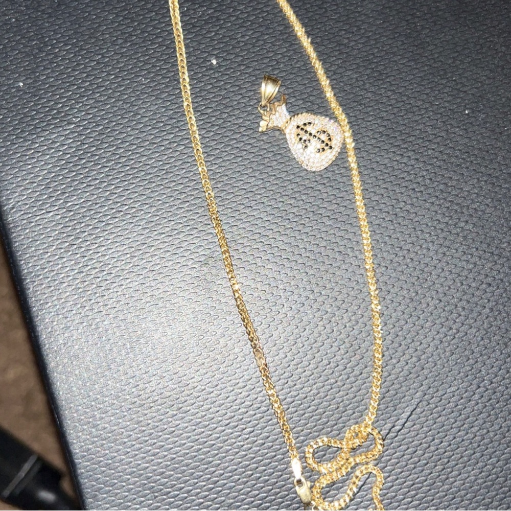 Franco Chain n Money Bag Pendant